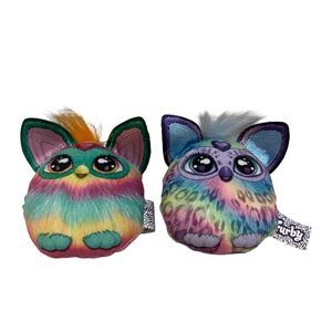 Sonic Wacky Pack 2023 Limited Furby Plush Figure Cheetah Animal Print Mini Lot 2